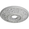 Ekena Millwork Valletta Ceiling Medallion (Fits Canopies up to 3 1/2"), Hand-Painted Frost, 18"OD x 3 1/2"ID x 1"P CM18VLFRF - alternate 3